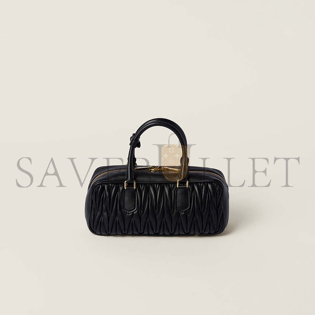 M1v M1v arcadie matelassÉ nappa leather bag 5bb148 (27*12*9cm)